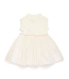 Donsje Xewa baby dress knitted-tulle 3 months-4 years - British product