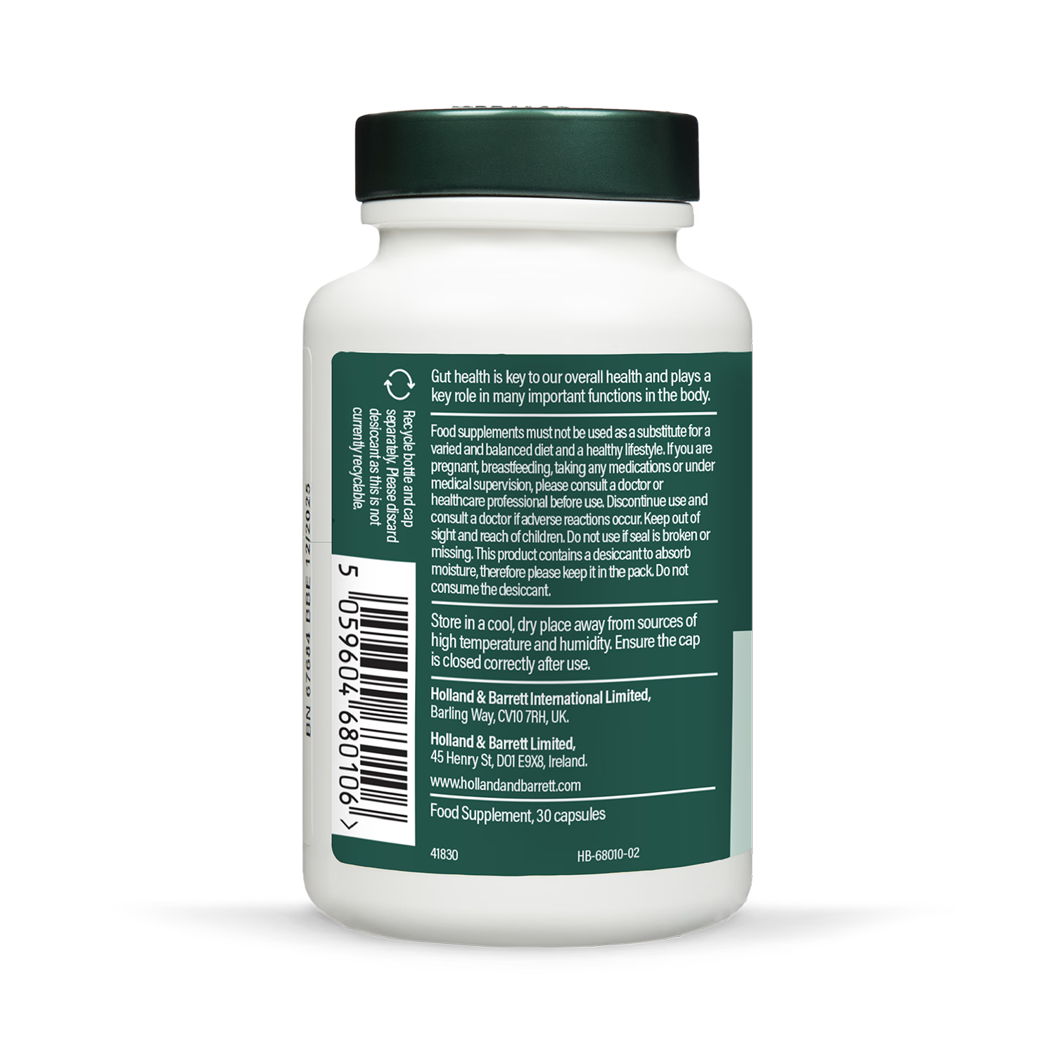 Holland & Barrett Friendly Bacteria 50 Billion 30 Capsules, UK version
