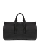 Aviteur Leather Woven-Detail Holdall with Calfskin and Alcantara Lining - British product