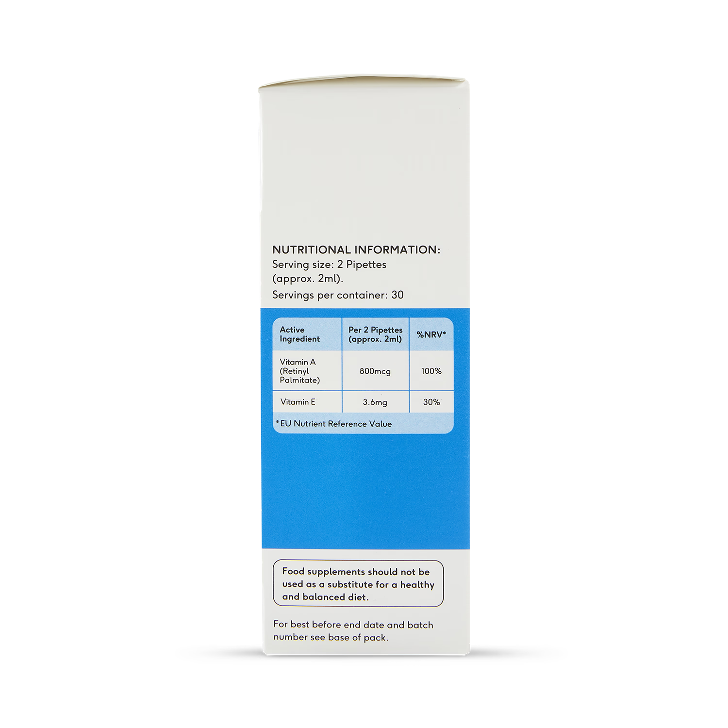 Beauty Dropz Retinol edible beauty drops 60ml, imported from the UK