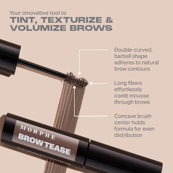 Morphe Brow Tease Mousse Java, imported from the UK