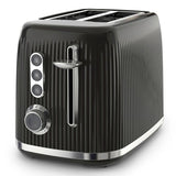 Breville Bold Black 2-Slice Toaster Black & Silver Chrome VTR001 General Household ASDA   