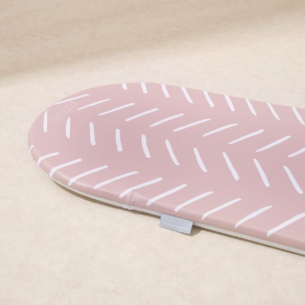 The Tiny Bed Co. Basket Changing Mat - Castaway (Dusty Pink)