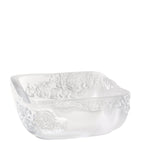Lalique peonies crystal bowl 26cm, UK version