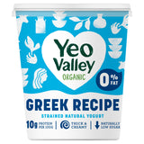 Yeo Valley Greek Recipe 0% Strain Natural Yogurt 850g GOODS Sainsburys   