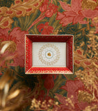 Bernardaud Noël Valet porcelain tray 20cm x 16cm - British product