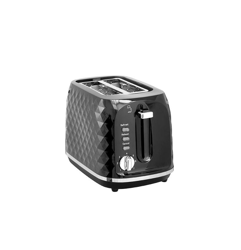 George Home Black 2 Slice Toaster General Household ASDA   