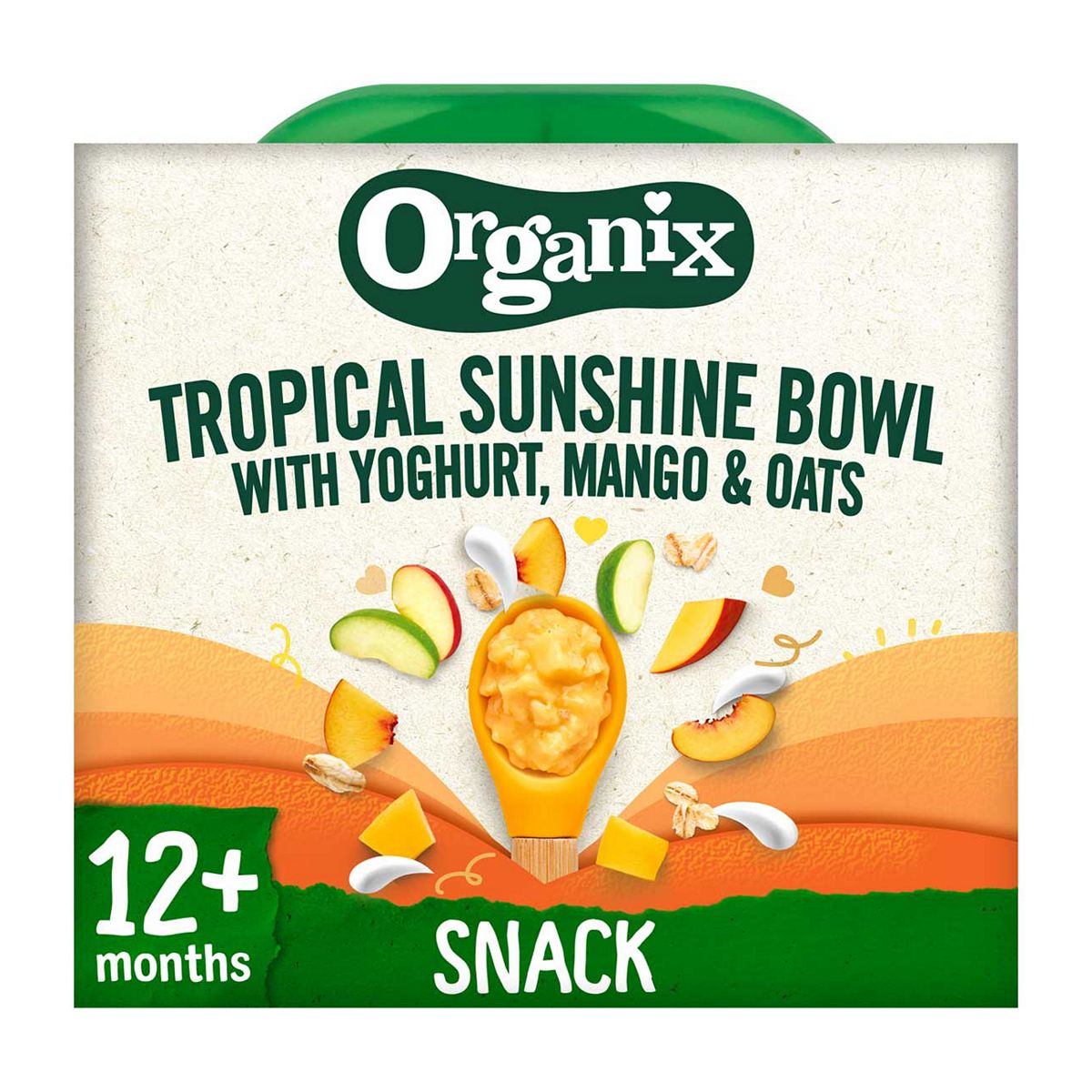 Organix Tropical Sunshine Bowl With Yoghurt, Mango & Oats 120g GOODS Boots   