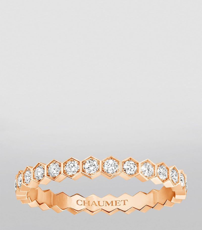 Chaumet Bee de Chaumet ring rose gold diamond, UK version