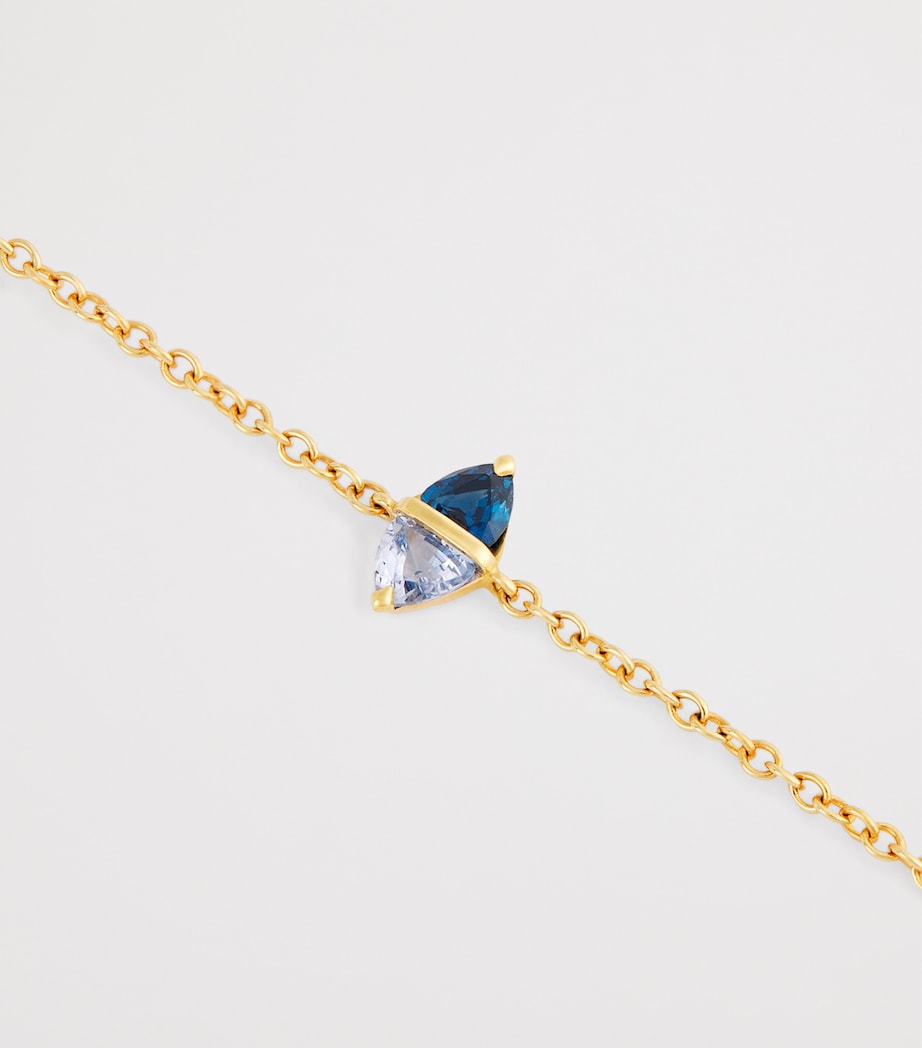 Emily P. Wheeler yellow gold sapphire Tilly bracelet (British brand)