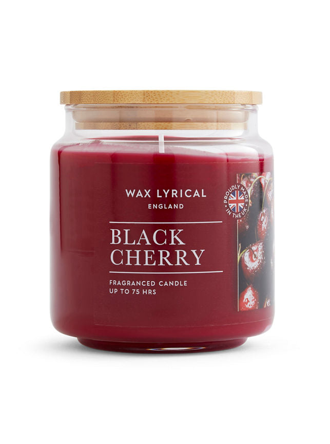 Wax Lyrical Medium Jar Black Cherry GOODS ASDA   