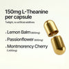 Twilight sleep supplement capsules with L-Theanine, passionflower, chamomile, 30 servings (British brand)