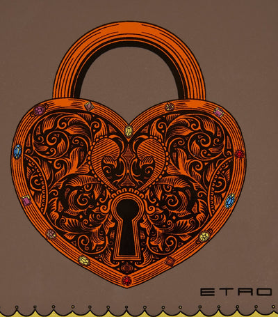 Plat décoratif en céramique Etro Herald 20 cm x 20 cm