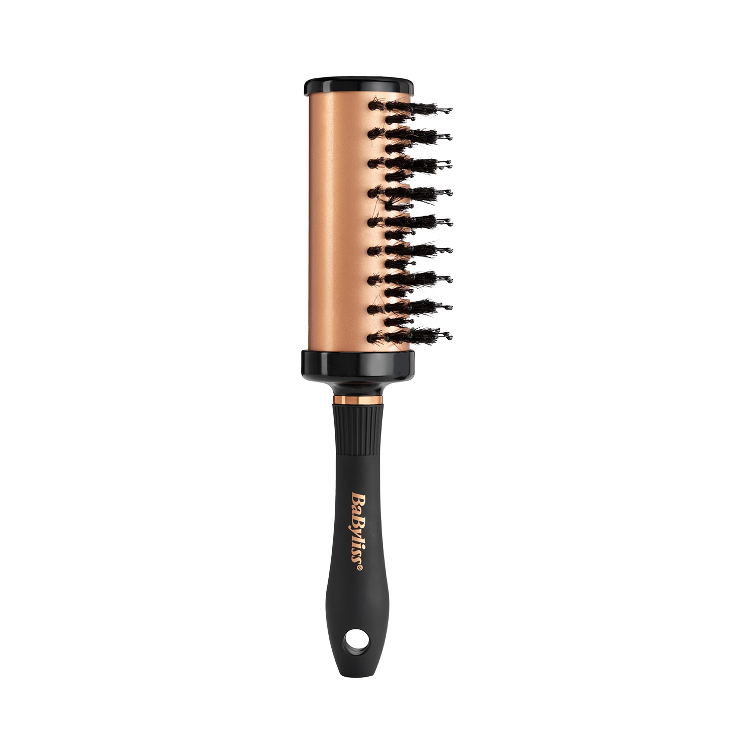 BaByliss copper half barrel brush for volumised blow drying (British brand)