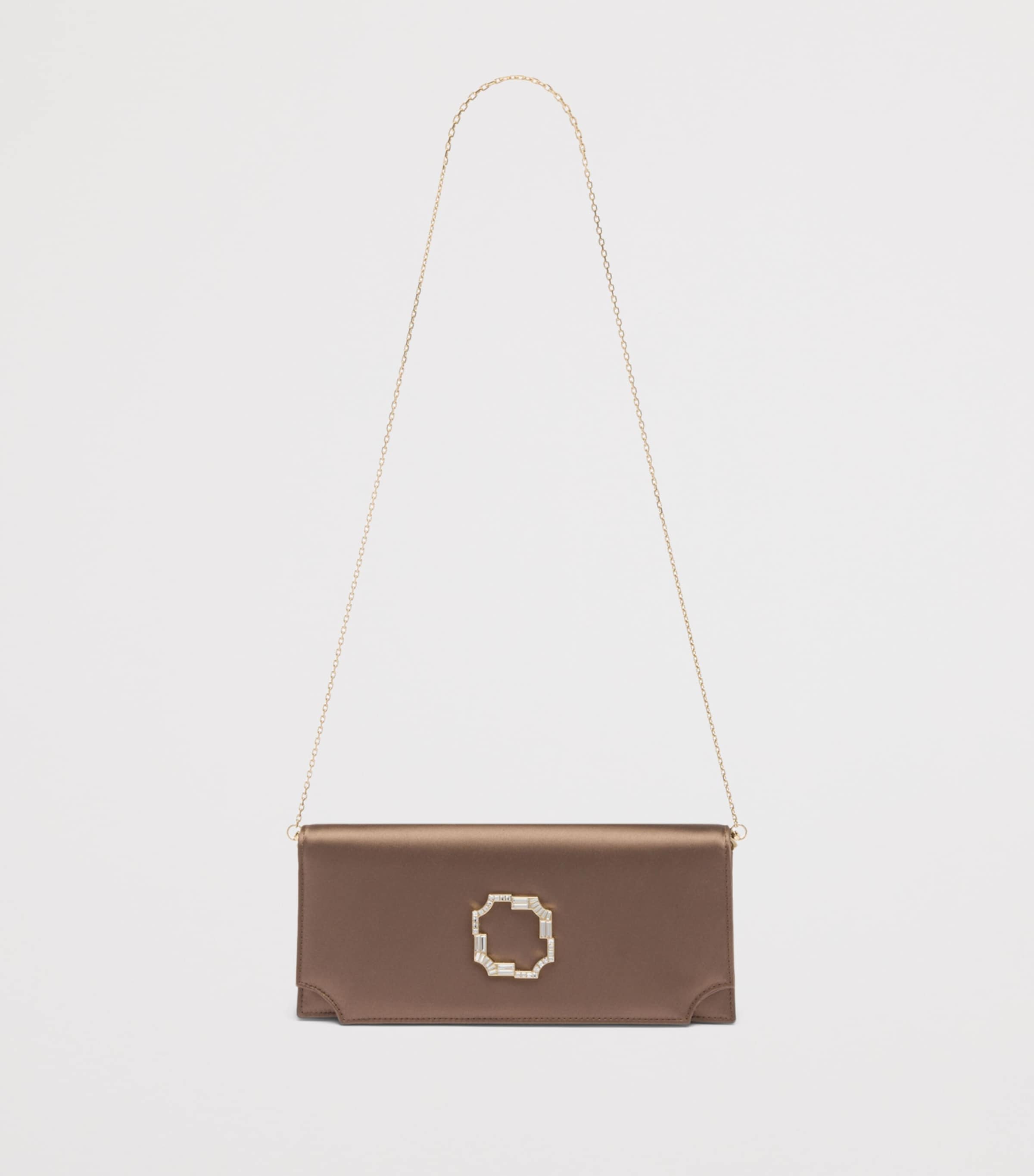 Malone Souliers satin Vivien clutch bag - British product