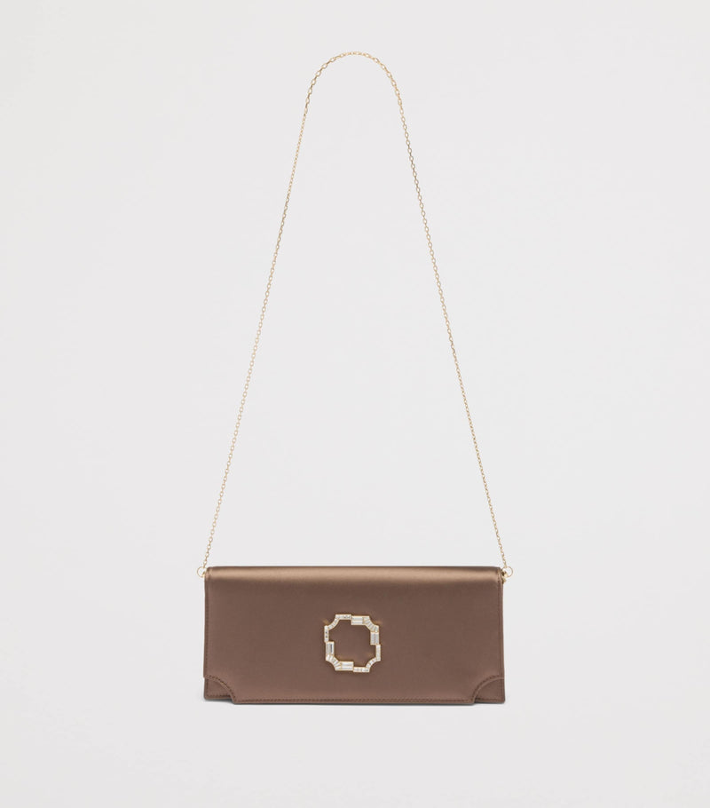 Malone Souliers satin Vivien clutch bag - British product