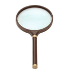 Assouline leather archival magnifying glass 27cm, imported from the UK