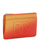 Dolce&Gabbana gradient leather zip card holder, imported from the UK