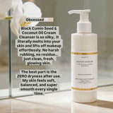MARICI Black Cumin Seed & Coconut Oil cream cleanser 195ml (British brand)