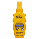 Soltan Protect & Moisturise SPF50+ 75ml Mini Sun Cream Spray GOODS Boots   