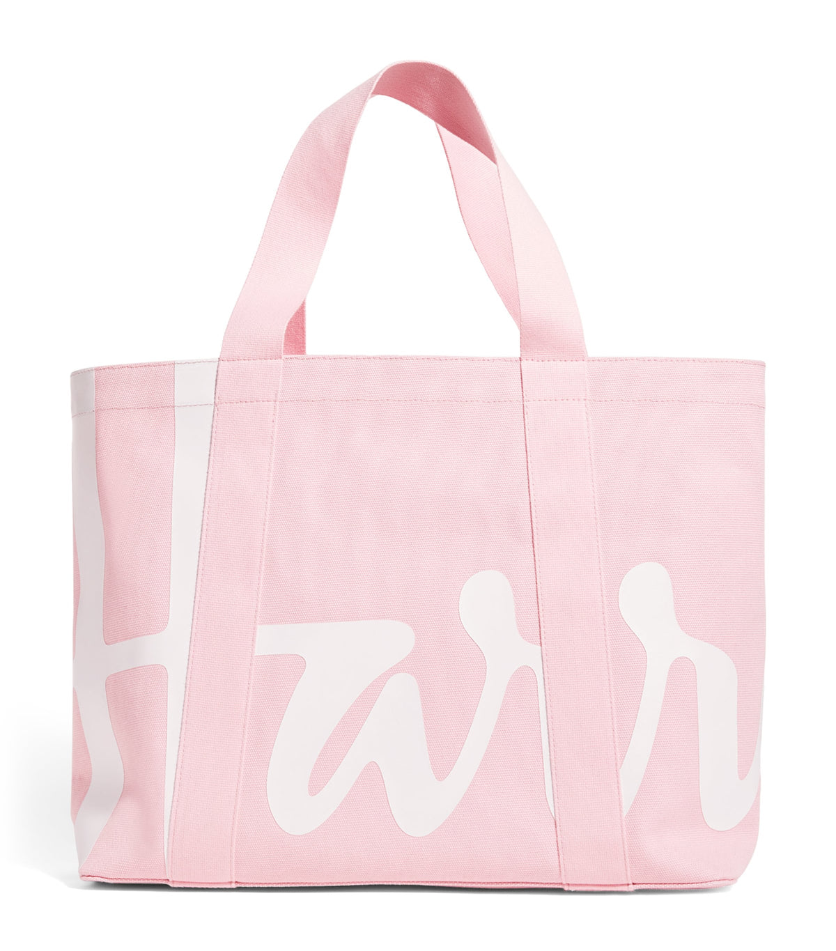 Harrods medium cotton logo tote bag, UK version