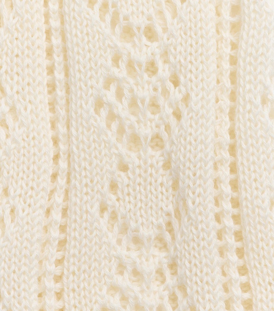 Valentino pointelle-knit cotton socks, UK version