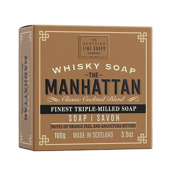 Scottish Fine Soaps Whisky Manhattan soap 100g (British brand)