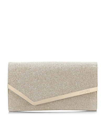 Harrods Jimmy Choo Emmie Glitter Clutch Bag- Buy online at McGrocer