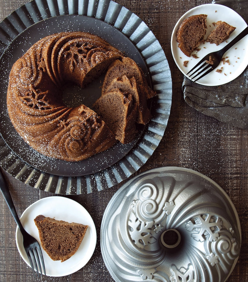 Nordic Ware Let It Snow Non-Stick Bundt Pan imported from the UK