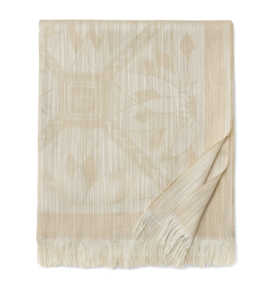 Pratesi silk-cotton-linen throw 150x180cm, UK version