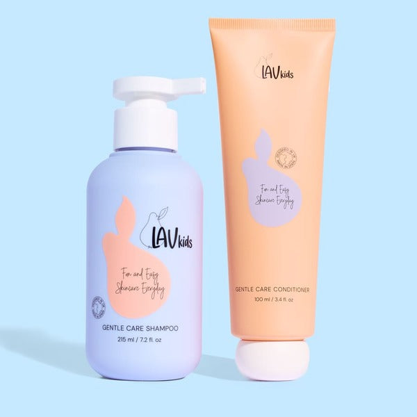 Lav-Kids Bath Time Trio with body wash, shampoo and conditioner, UK version
