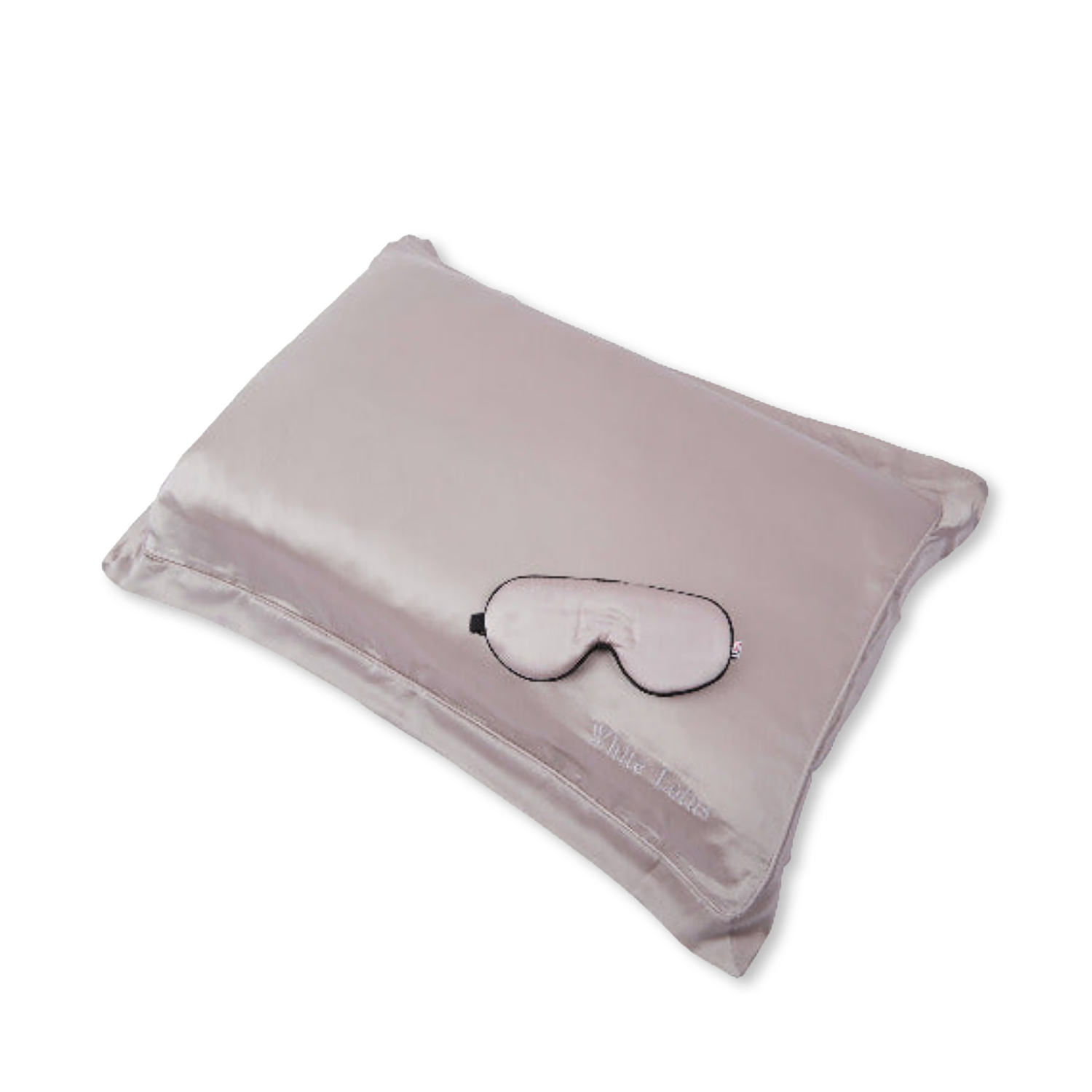 White Lotus Beauty mulberry silk pillowcase and eye mask set (British brand)