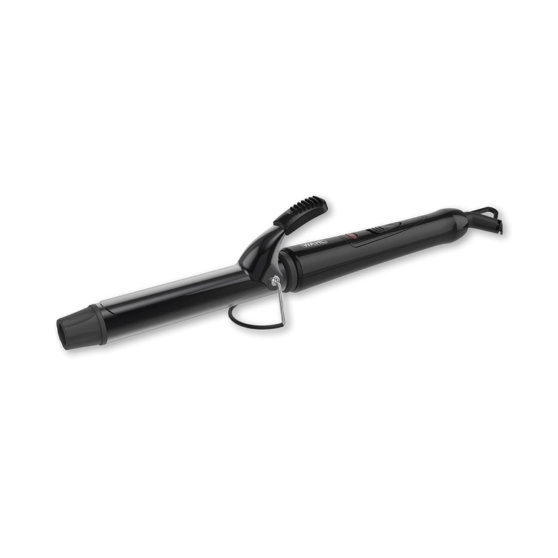 Wahl ceramic curling tong 25mm black, imported from the UK