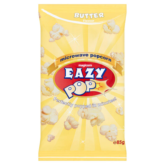 Eazypop Microwave Popcorn Butter 100g Asian Sainsburys   