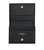 Saint Laurent Monogram Metalassé bifold wallet 11x9cm, imported from the UK