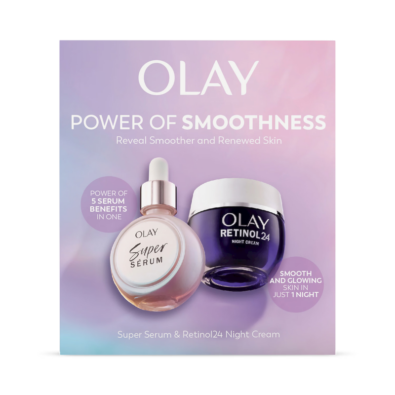 Olay gift set Super Serum 30ml and Retinol24 50ml, UK version