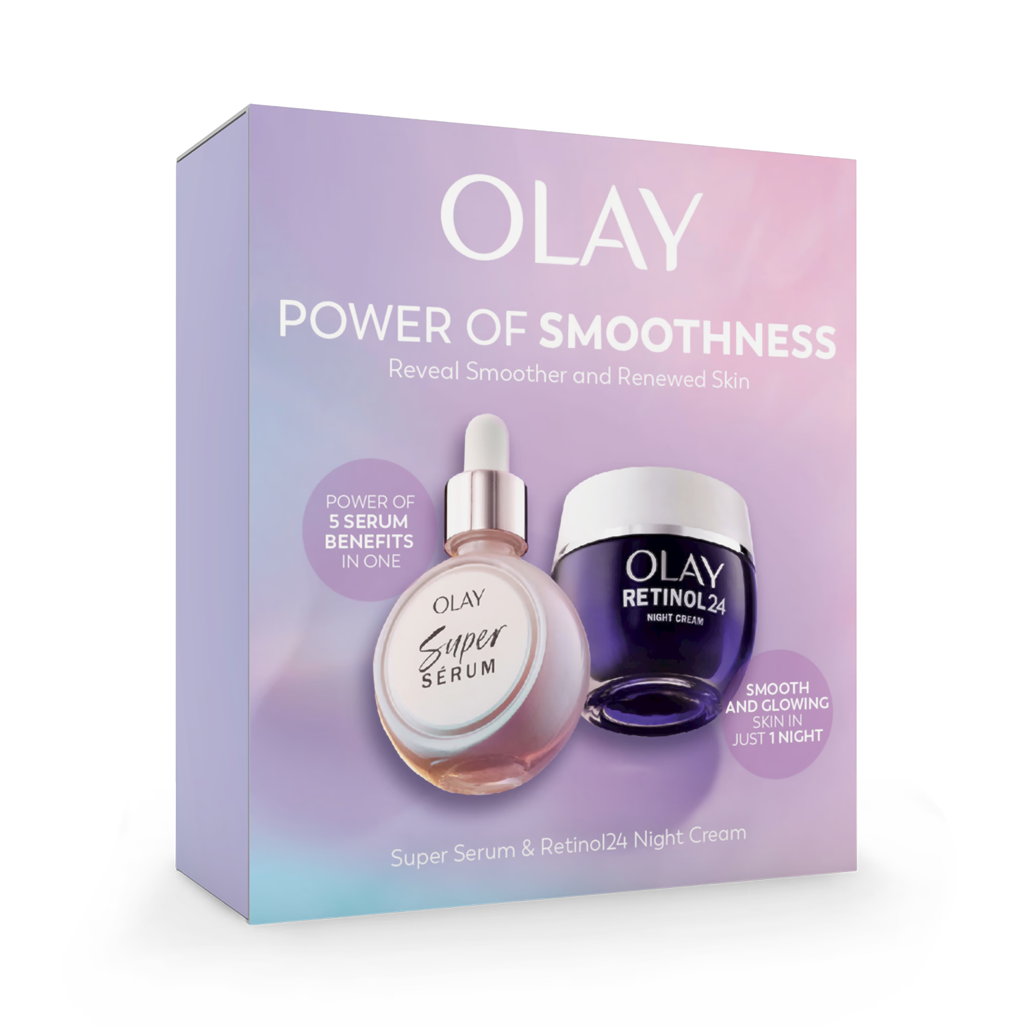 Olay gift set Super Serum 30ml and Retinol24 50ml, UK version