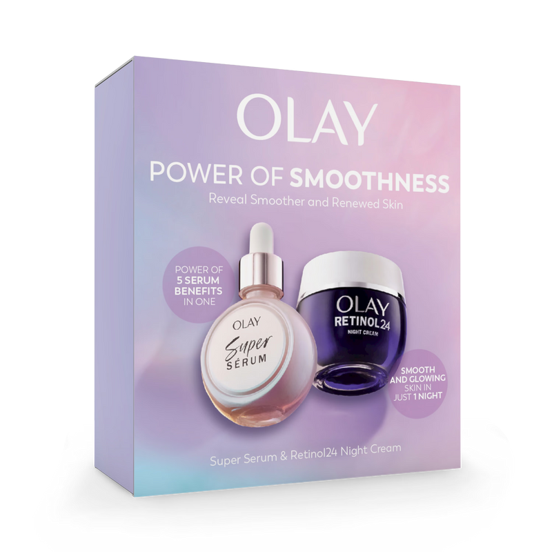 Olay gift set Super Serum 30ml and Retinol24 50ml, UK version