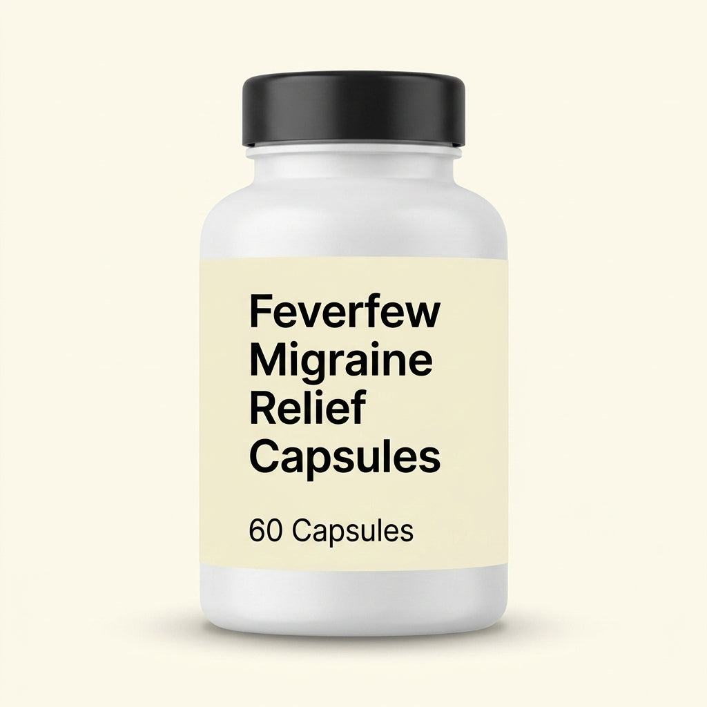 Holland & Barrett Feverfew Migraine Relief 60 Capsules 100mg