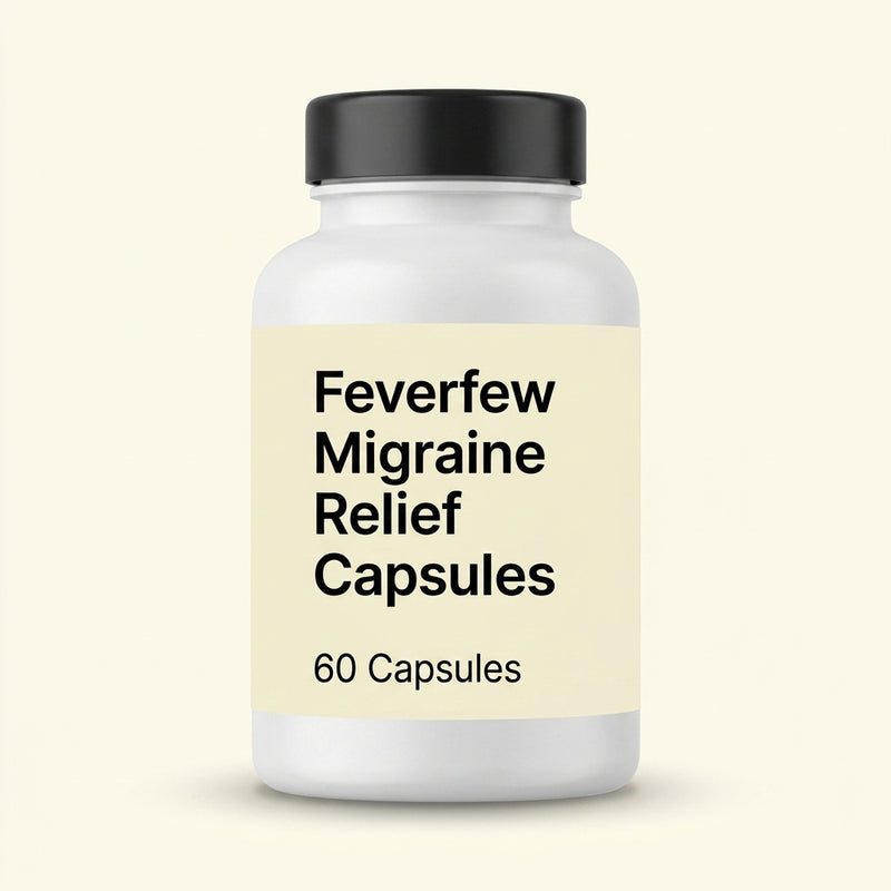 Holland & Barrett Feverfew Migraine Relief 60 Capsules 100mg