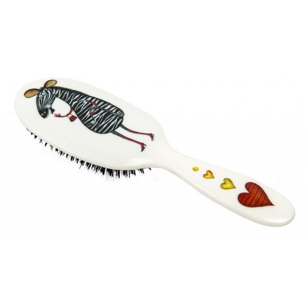 Rock & Ruddle Mrs. Zebra Small Baby Bristle Hairbrush