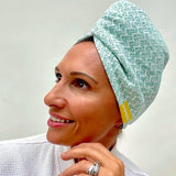 Popmask Microfiber Hair Turban - Green GOODS Superdrug   