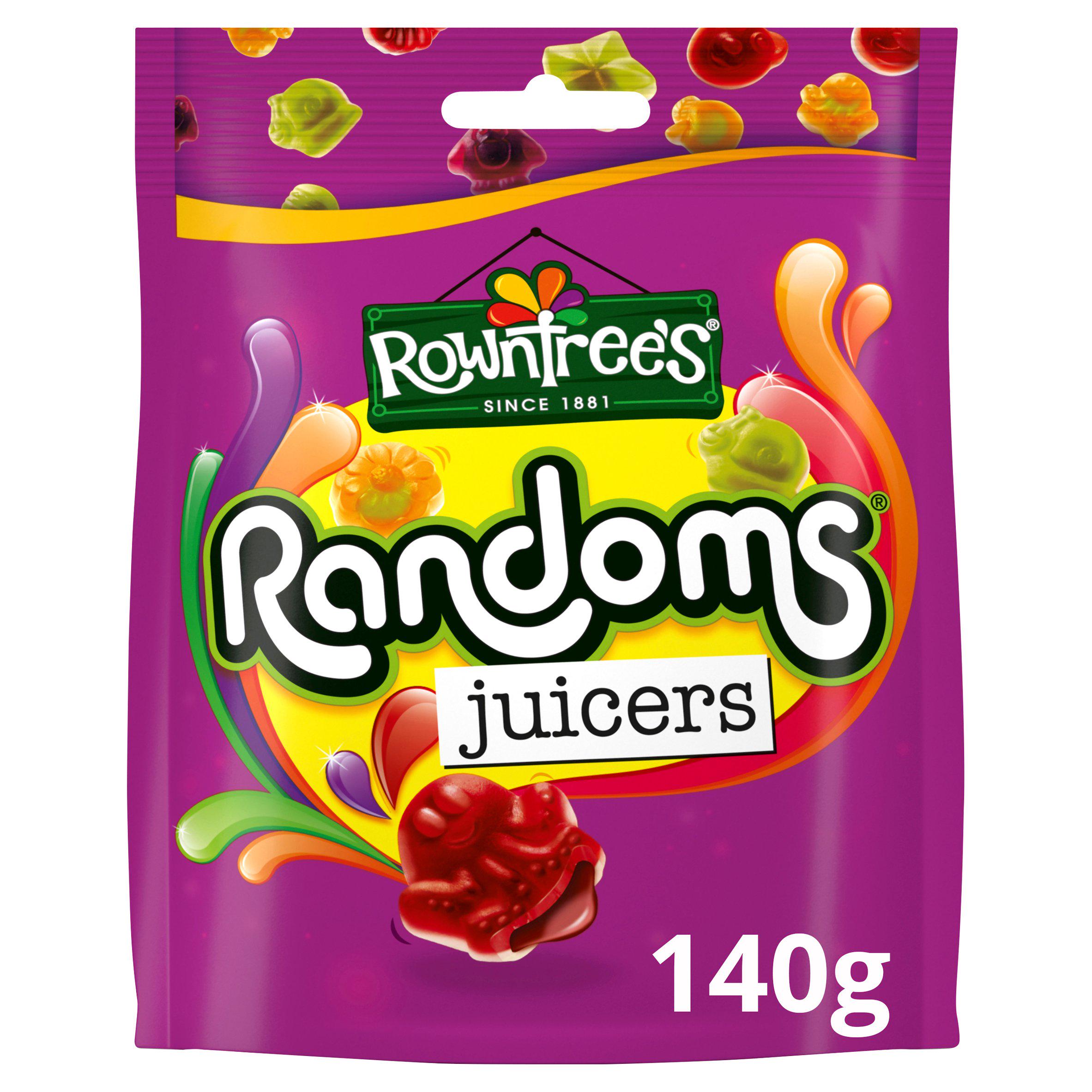 Rowntree’s Randoms Juicers Sweets Sharing Bag 140g sweets Sainsburys   