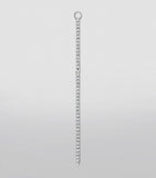 Maria Tash diamond and sapphire eternity bar earring charm 50mm, UK version