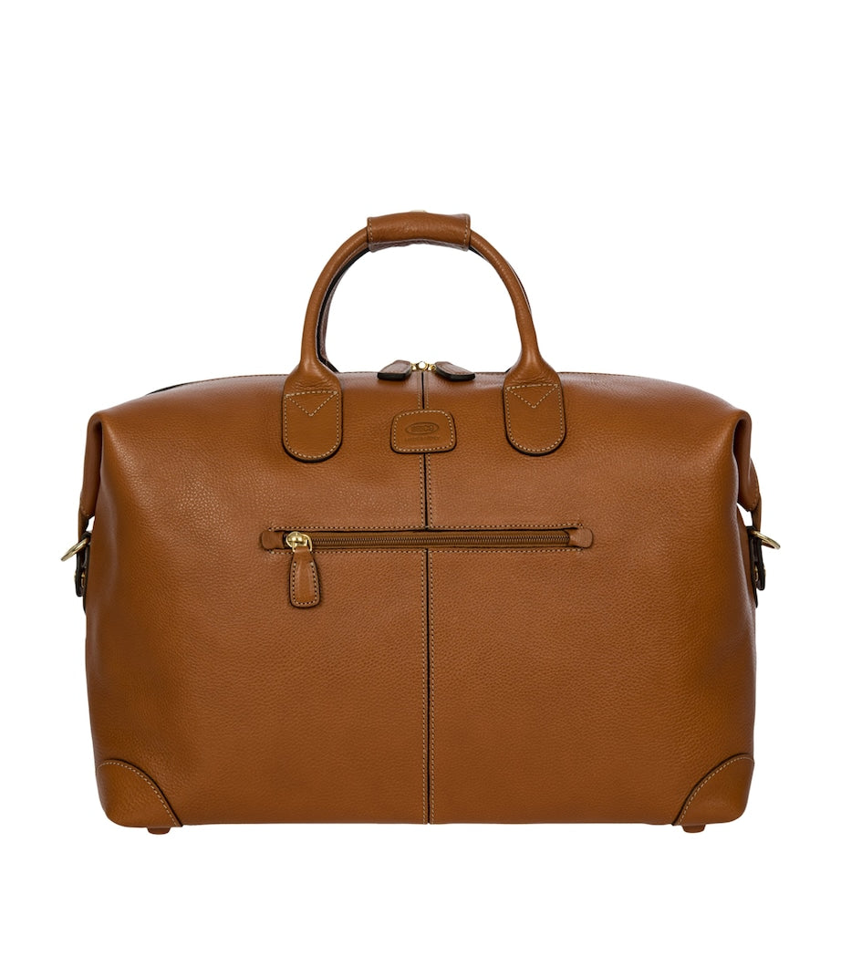 Bric's Life Pelle holdall bag 28L (British brand)
