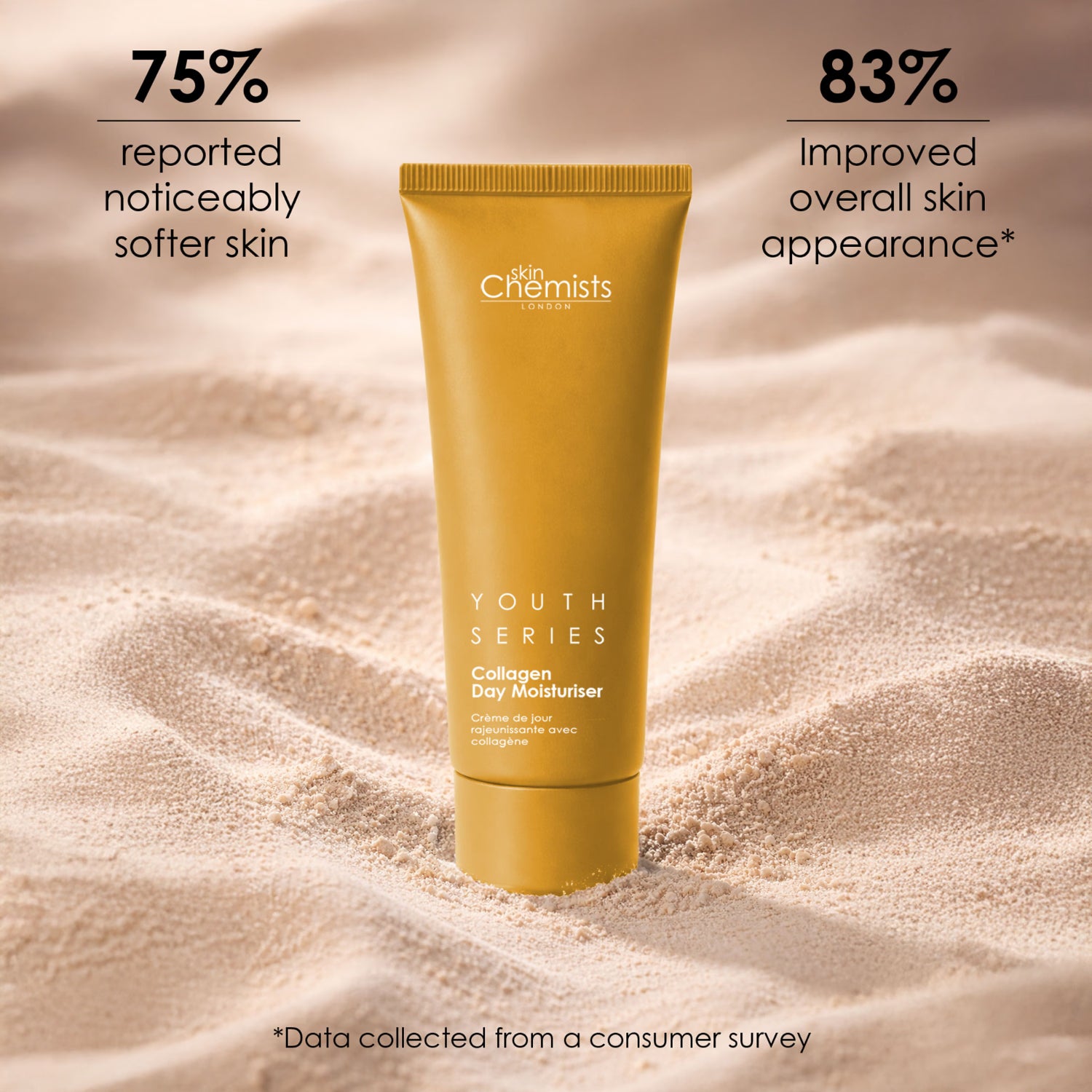 skinChemists Collagen Day Moisturiser 50ml, imported from the UK