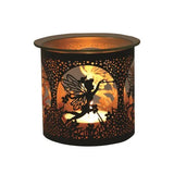 Aroma tealight holder black flying fairy design, UK version