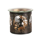 Aroma tealight holder black flying fairy design, UK version