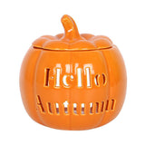 Something Different hello autumn ceramic pumpkin oil burner - British product