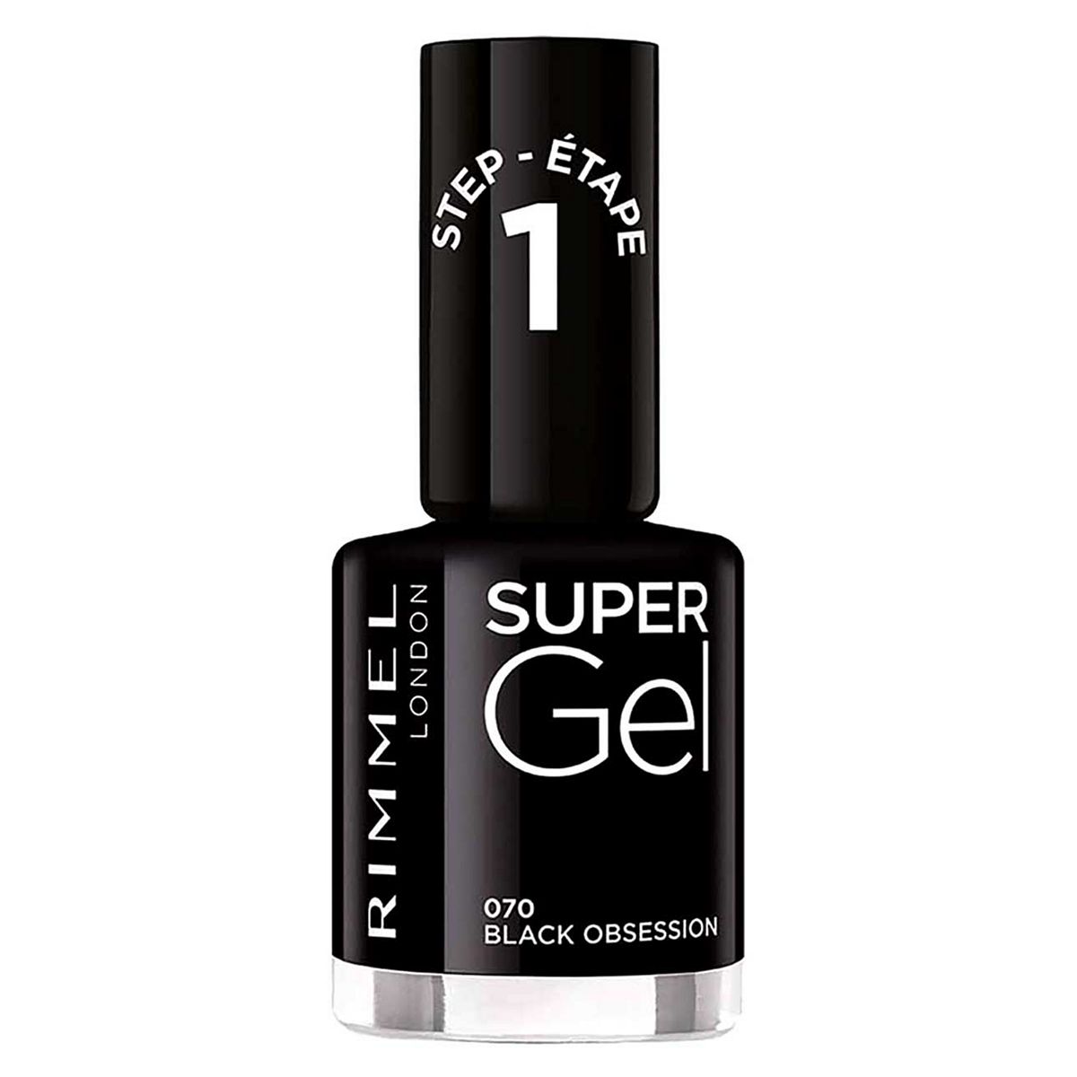 Rimmel Super Gel Nail Polish Black Obsession Body Care Boots   